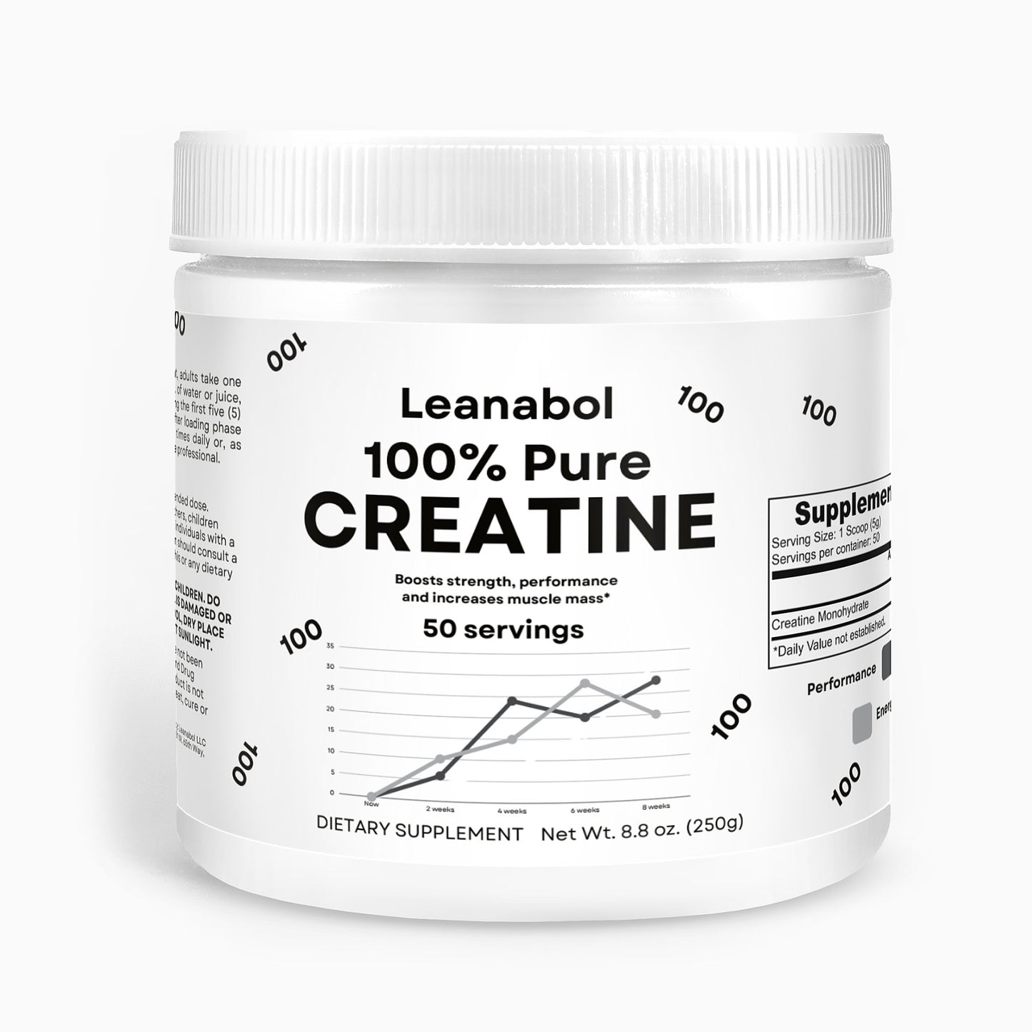 100% Creatine Monohydrate - Pure