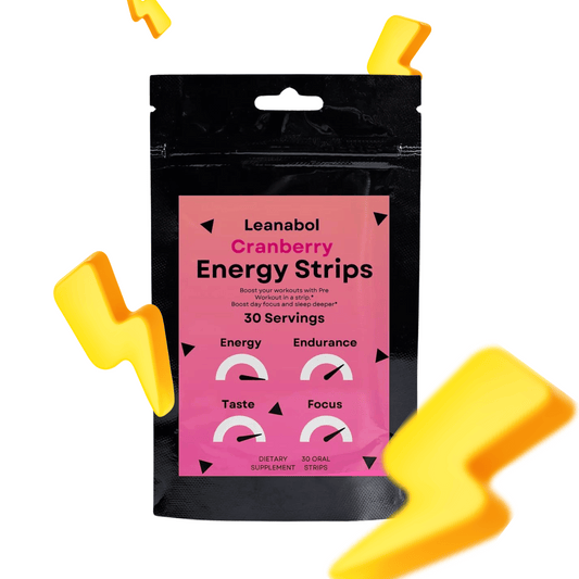 Energy Strips - Pre Workout - 30 Strips - Cranberry
